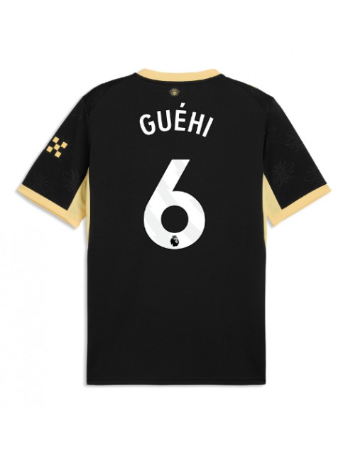 Moški Nogometna dresi replika Manchester City Marc Guehi #6 Gostujoči 2026-27 Kratek rokav Moški Nogometna dresi replika Manchester City Marc Guehi #6 Gostujoči 2026-27 Kratek rokav